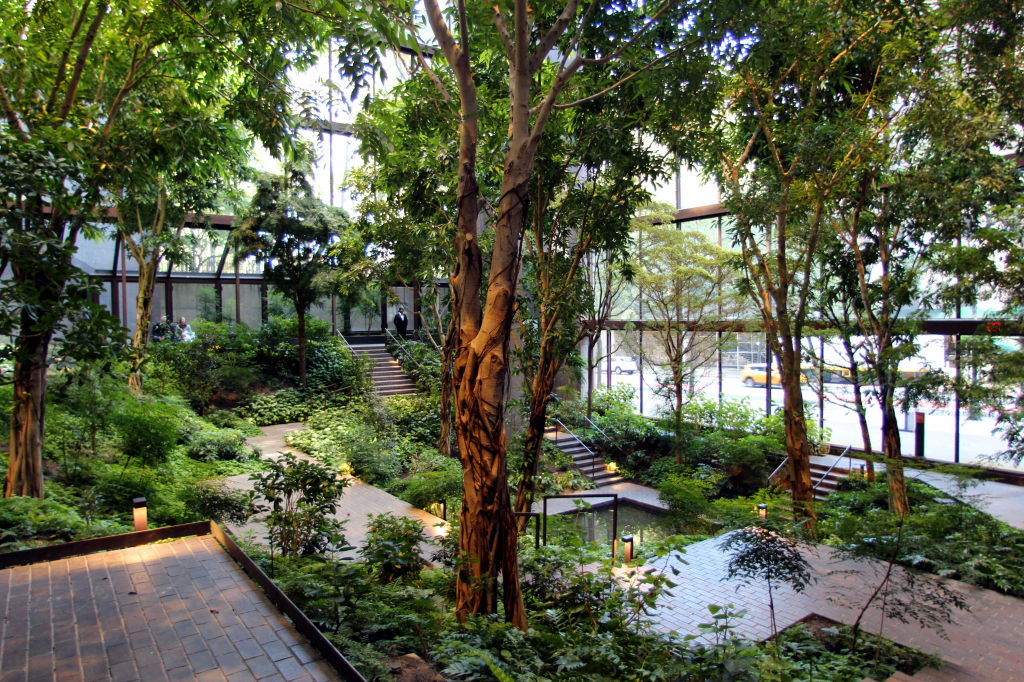New York, Ford Foundation Building Tropical Garden